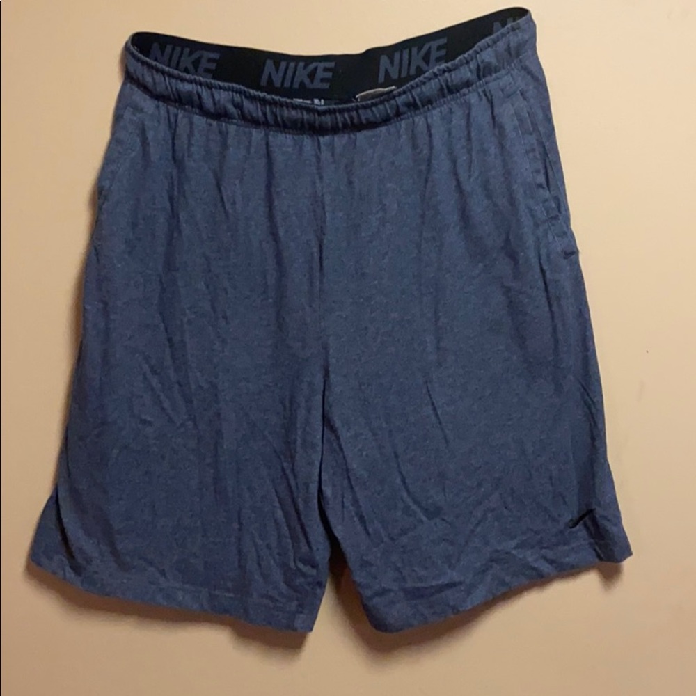 Nike blue/grey cotton shorts